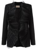 organza lapel jacket