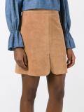 front slit skirt