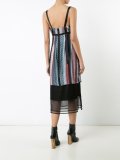 striped midi dress