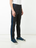 'DK' trackpant stripe trousers
