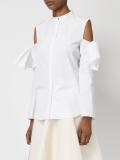 cut-out sleeve shirt