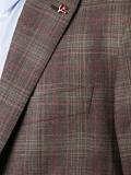 classic checked blazer
