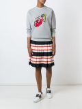sequined keychain logo sweatshirt