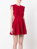 ruffled mini dress