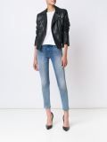 'Looker' frayed ankle jeans