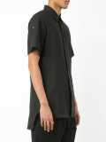concealed fastening shortsleeved shirt