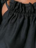 ruffled shift blouse