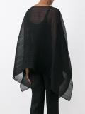 sheer oversized blouse