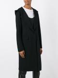 hooded coat