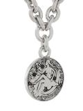 medal pendant short necklace