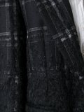 long checked coat