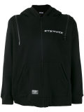 multi-zip hoodie