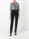 asymmetric stripe shirt