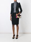 colour block cross-body bag 