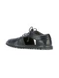 cut-out detail derby shoes