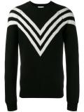 three stripes sweater