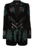 embroidered blazer