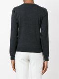 geometric panel pullover