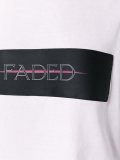 faded print tank top