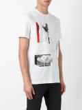 collage print T-shirt