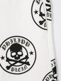 skull print shorts
