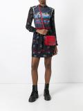 car print layered dress 