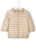 cropped sleeves padded jacket 
