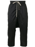 ruched detail cropped trousers