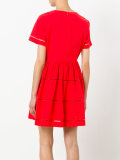 cut-out trim dress