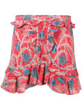 floral print shorts