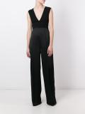 v neck sleeveless jumpsuit