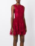 floral lace mini dress