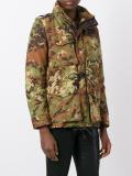 camouflage padded military jacket