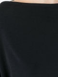 draped dress