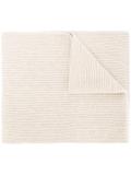 ribbed knit scarf