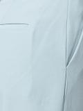 pleated cropped trousers