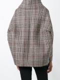 checked boxy jacket
