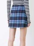 checked mini skirt 