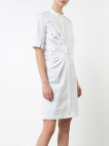 button front shirt dress