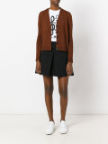 V-neck buttoned cardigan