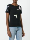mushroom print T-shirt
