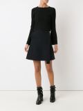 cropped knit blouse