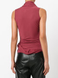 draped fitted top 