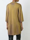 changeant knit cardigan