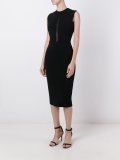 sheer insert dress
