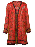 criss-cross neck dress