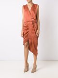 silk midi skirt