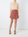 leather skirt