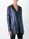 v-neck knitted sweater