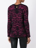 patterned knit sweater